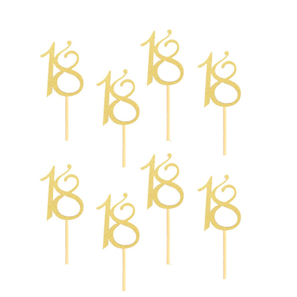 Ice Pick Pick - 48 Pièces Décorations de Gâteau pour