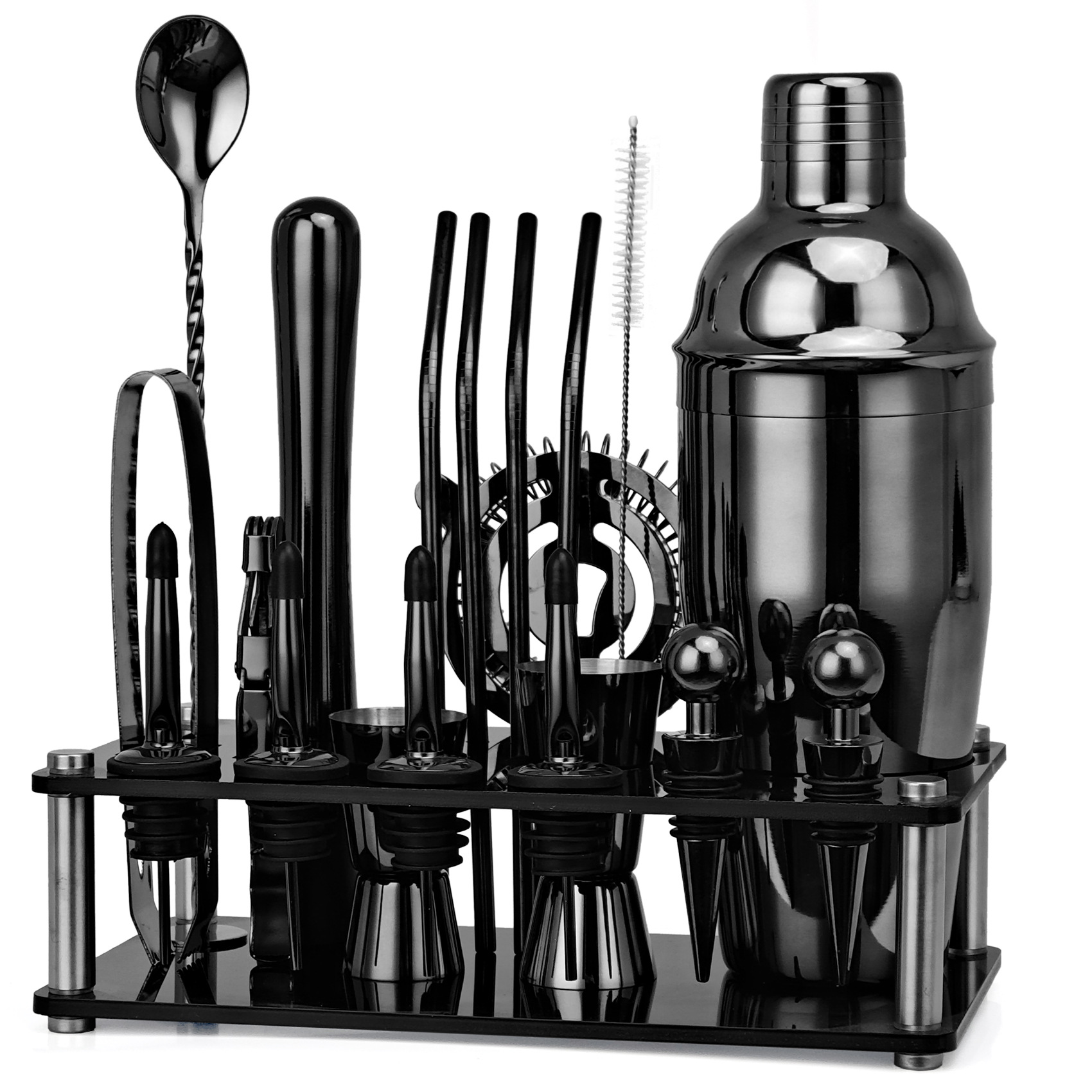 Boston Shaker Set - Shakers Boston de 800/750/600ml, 20 pièces,
