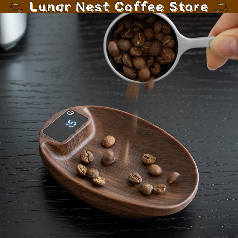 Home Barista - Balance à café numérique portable, plateau