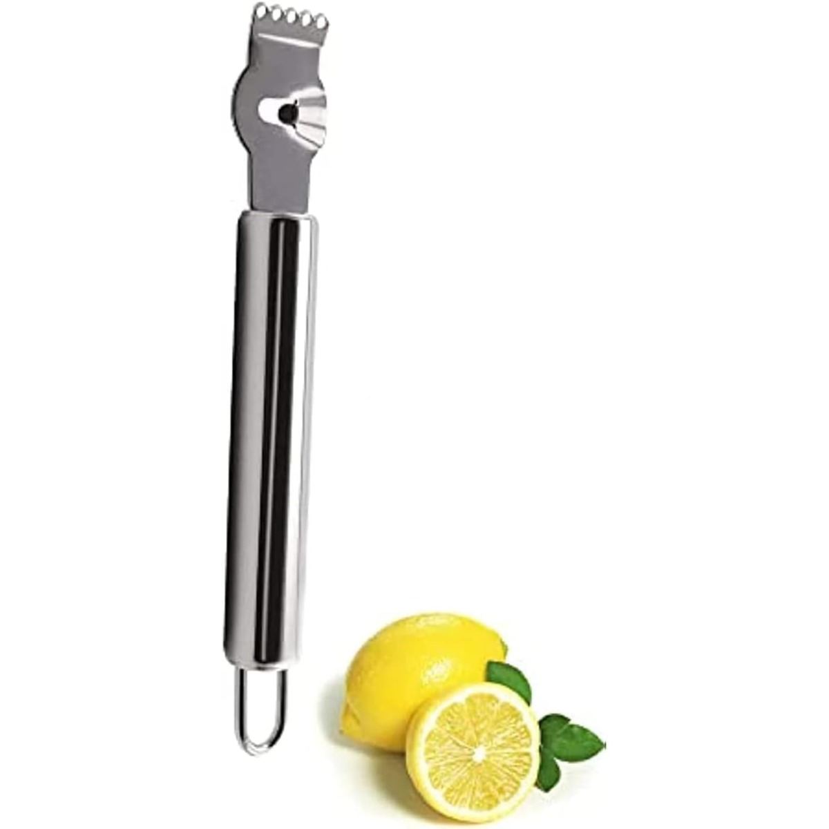 Éplucheur à citron argenté en  - Peeler Channel Knife avis et prix