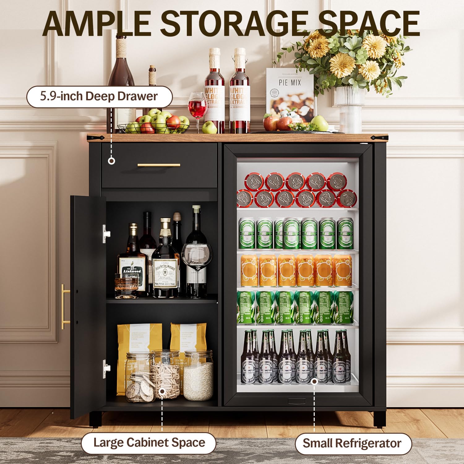 Meuble de bar à café de 39 pou - Home Bar And Fridge avis et prix