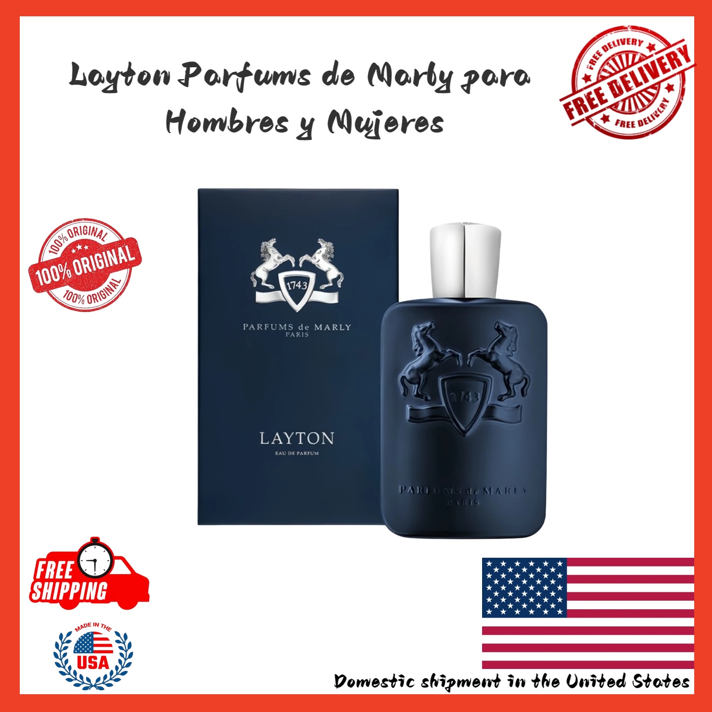 Parfums De Marly Layton 4.2oz  - Home Bar Accessories avis et prix