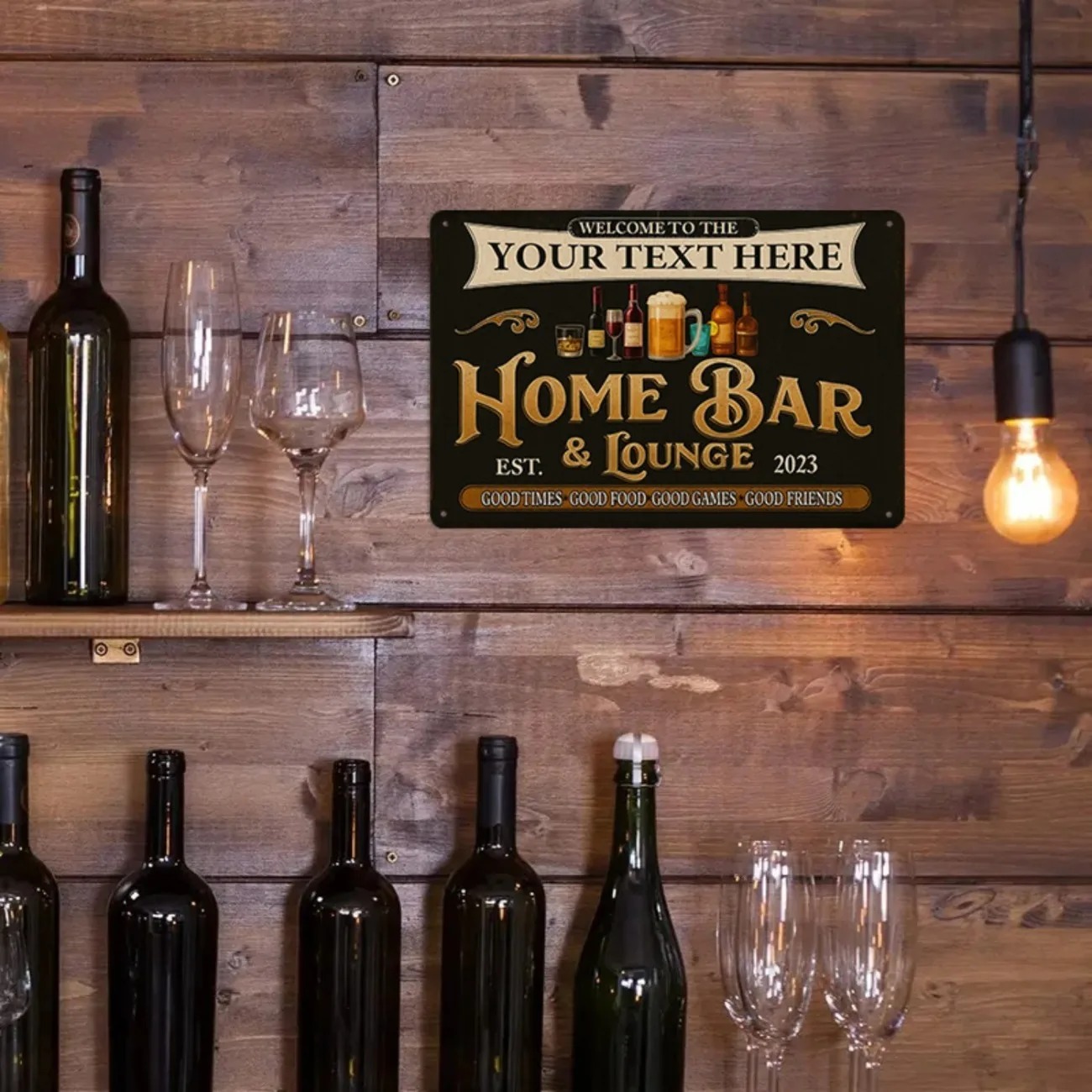 Plaque murale personnalisée en - Home Bar Signs avis et prix