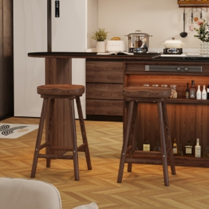 Tabouret de Bar incurvé en boi - Home Bar Seating avis et prix