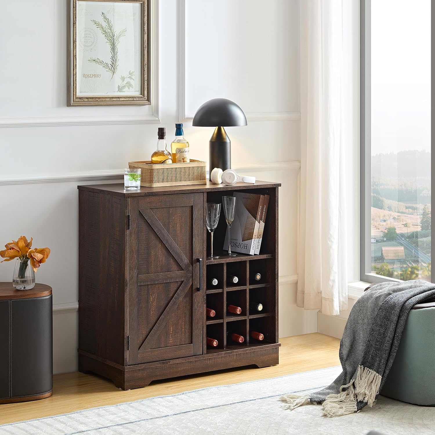 Meuble de bar de style campagn - Home Bar And Cabinet avis et prix