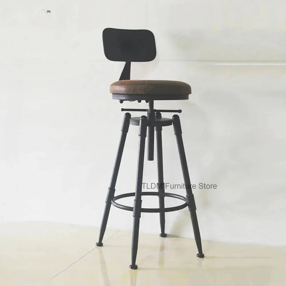 Chaise de bar rétro en fer, ta - Home Bar Seating avis et prix