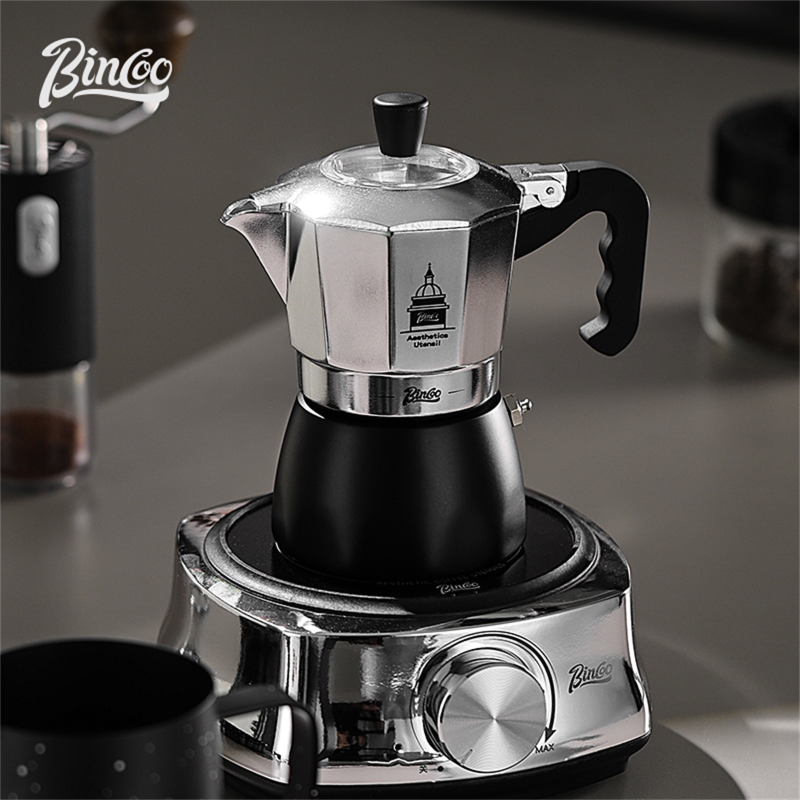 BINCOO Pot Moka à Double Valve - Home Barista avis et prix