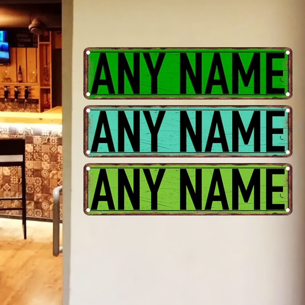 Panneau de rue en aluminium pe - Home Bar Signs avis et prix
