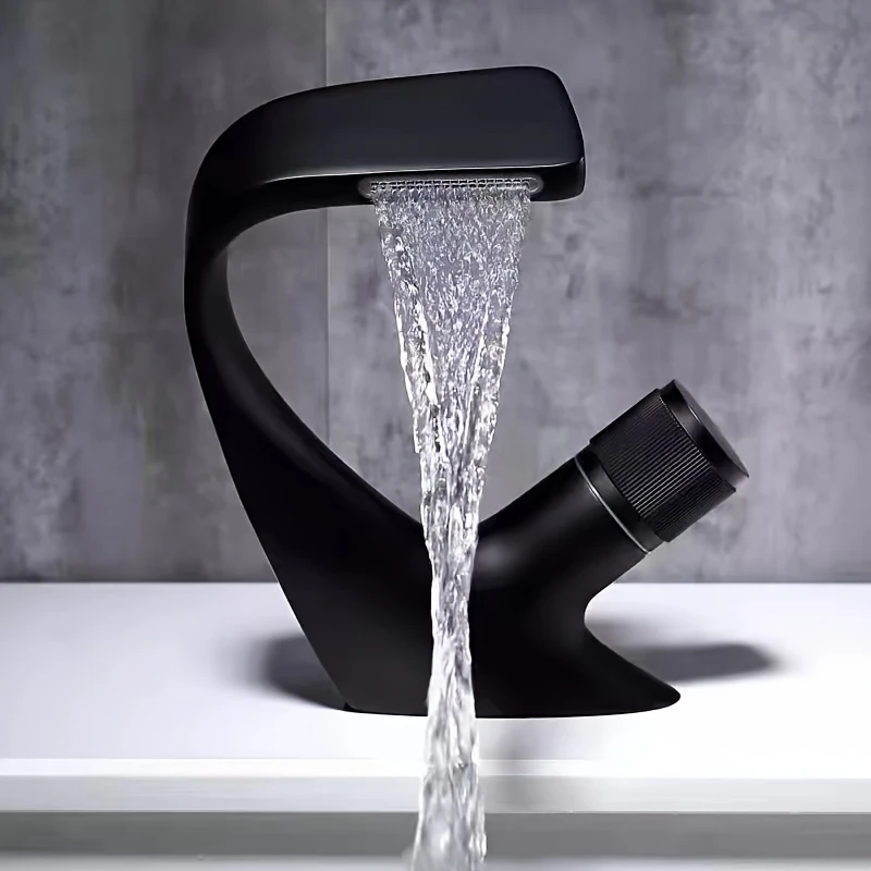 Robinet cascade noir tout cuiv - Home Bar Sink avis et prix