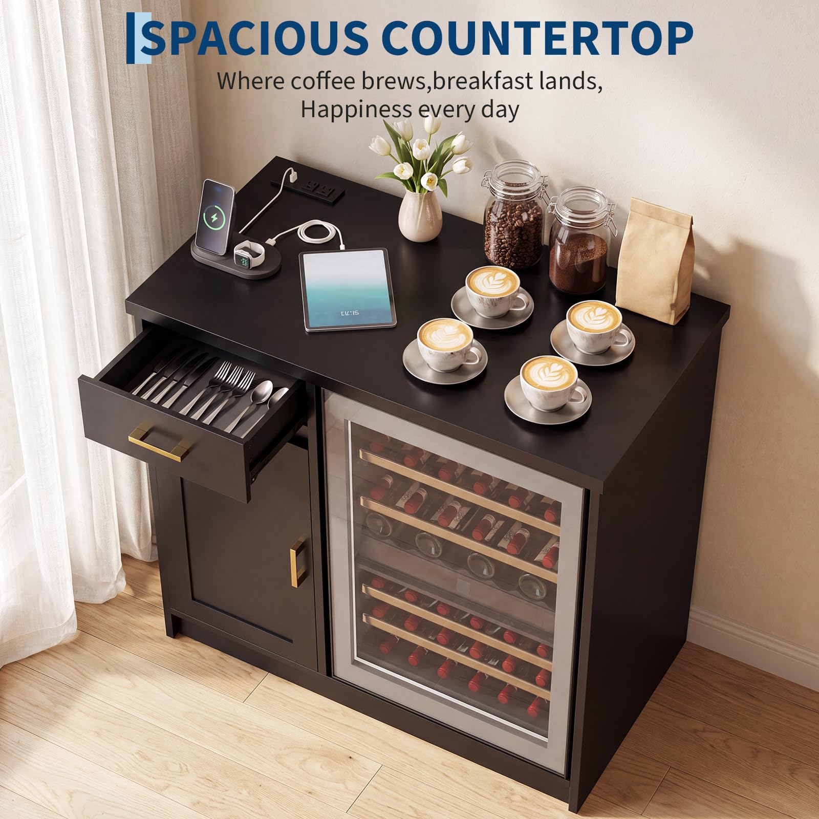 Meuble bar à vin style farmhou - Home Bar And Cabinet avis et prix