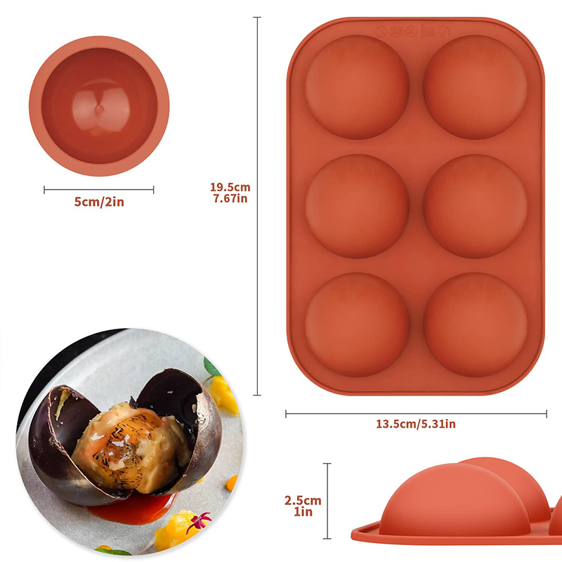 6 Cavités Moules en Silicone S - Ice Mold Sphere avis et prix